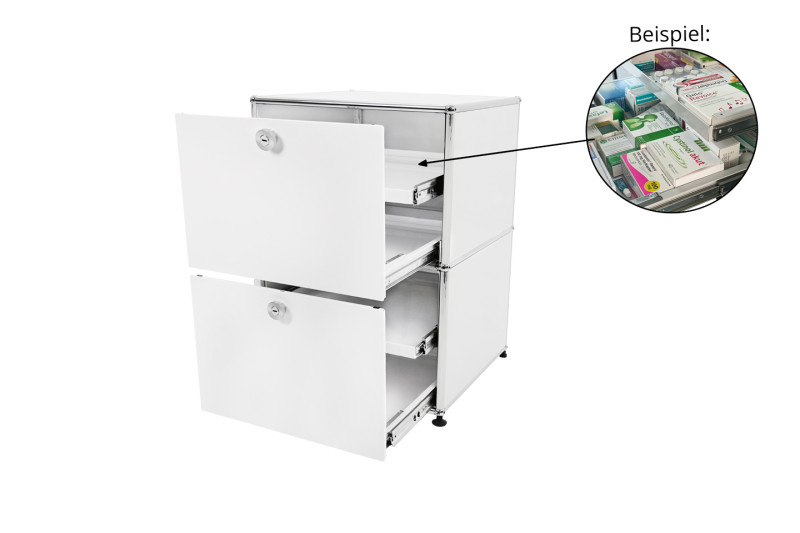 USM Haller Medizinschrank Reinweiß RAL 9010