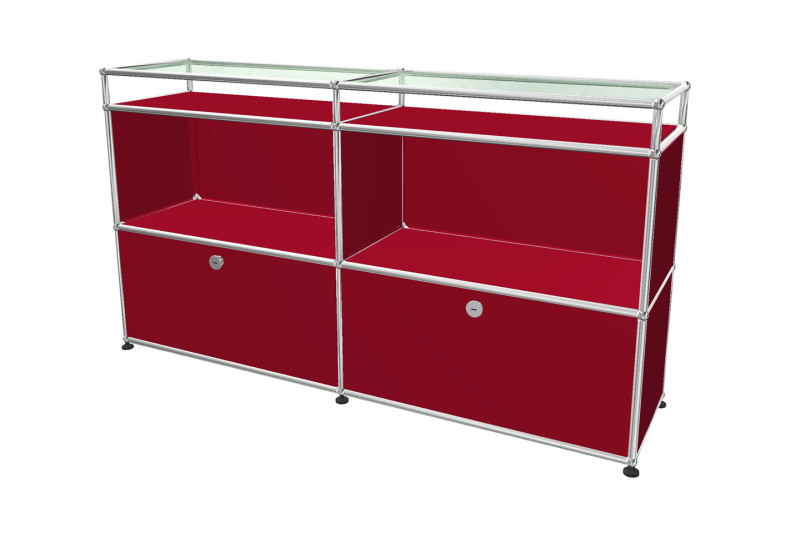 USM Haller Sideboard mit Glastablaren