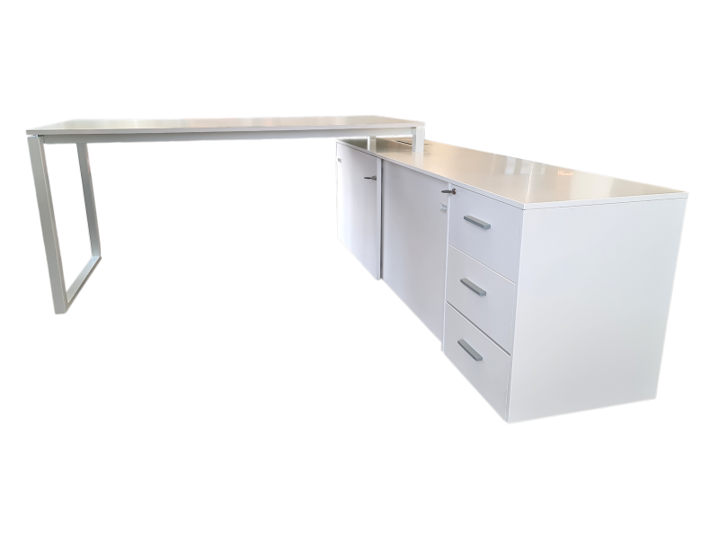 Vitra Aluminium Group EA 108 Siège de Conférence Cuir / Noir