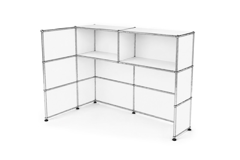 USM Haller Theke / Empfangstheke mit Sichtschutz