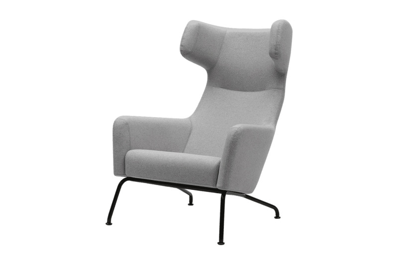 Softline Noomi Lounge Sessel Stoff / Hellgrau