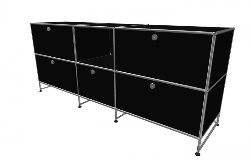 USM Haller Sideboard Graphitschwarz RAL 9011