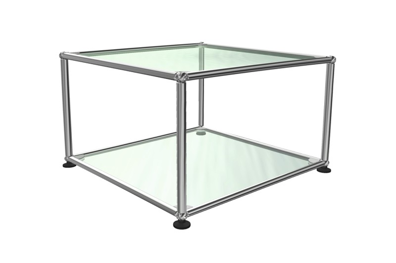 USM Haller Side Table Glass 50 x 50 cm