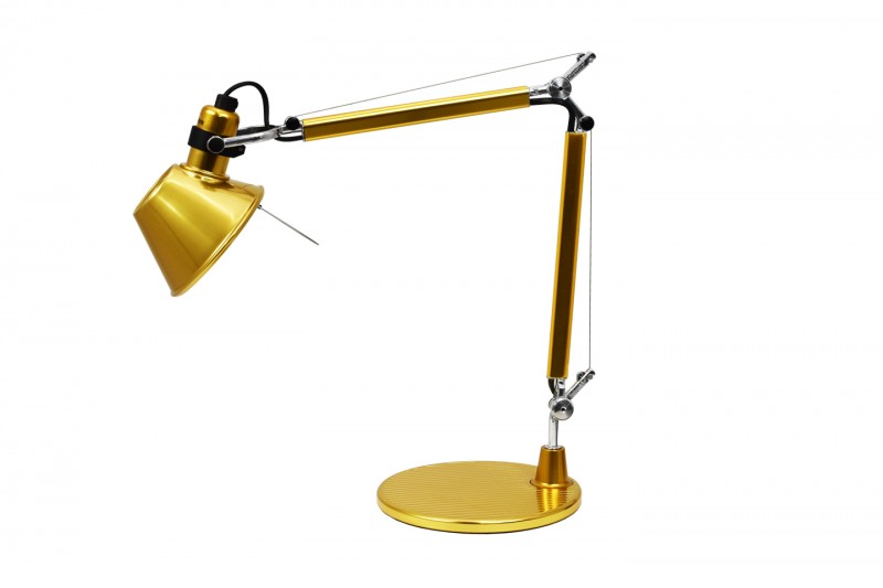 Artemide Tolomeo Tavolo Micro Desk Lamp Gold