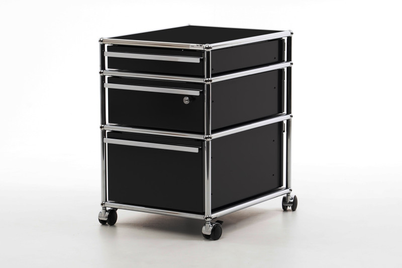 USM Haller Conteneur Roulant Noir Graphite RAL 9011