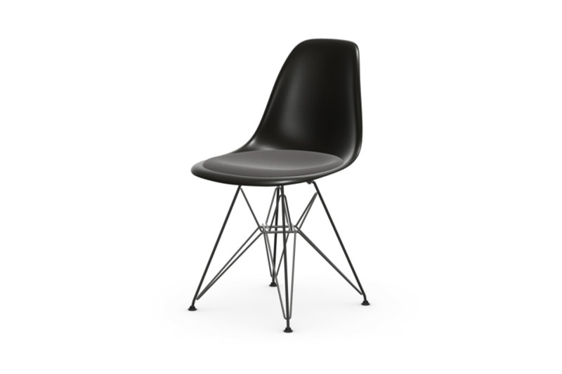 Vitra Eames Plastic Side Chair DSR / zwart