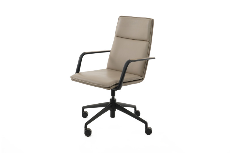 Brunner Finasoft Konferenzstuhl Leder / Braun / Beige