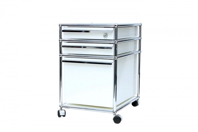 USM Haller Roller Container Pure White RAL 9010