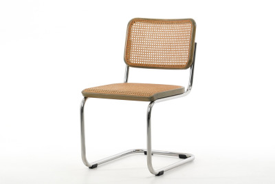 Thonet S 32 V Freischwinger Rohrgeflecht / Holz
