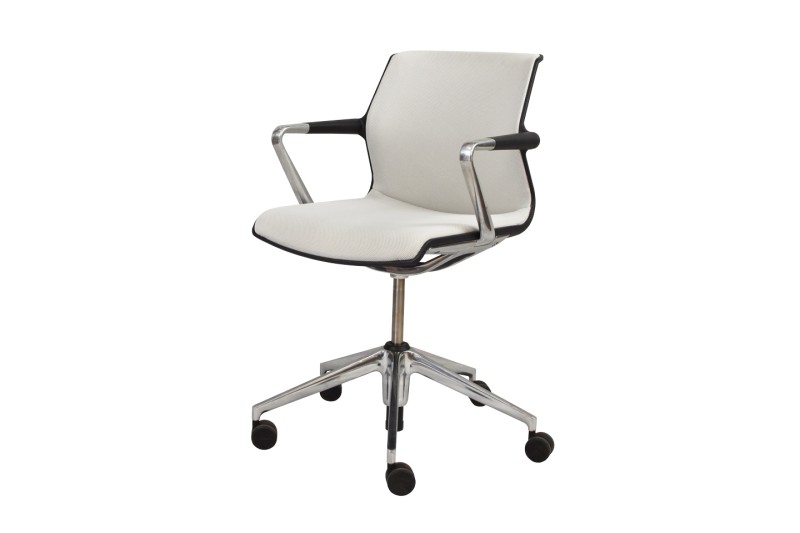 Vitra Unix Chair Office Swivel Chair Fabric / Grey