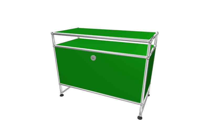 USM Haller TV-Board / Lowboard mit Aufsatz