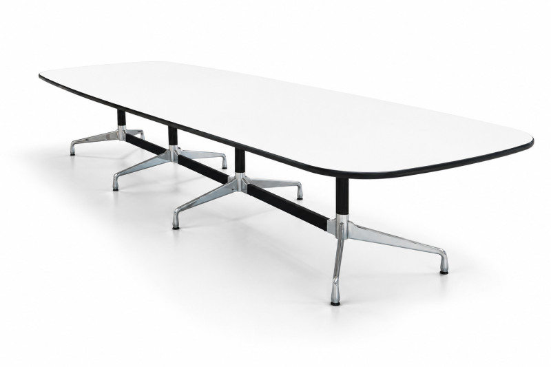 Vitra vergadertafel Gesegmenteerd Wit 430 x 128 cm