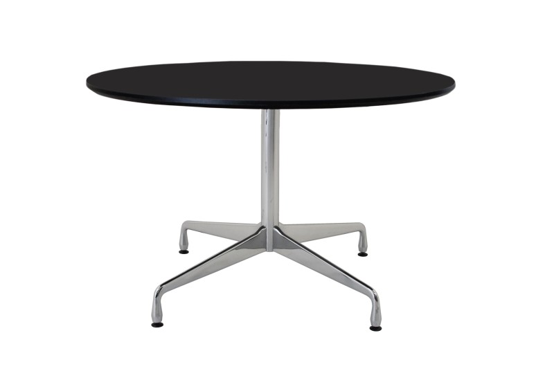 Vitra Conference Table Synthetic Resin / Black / Ø 110 cm