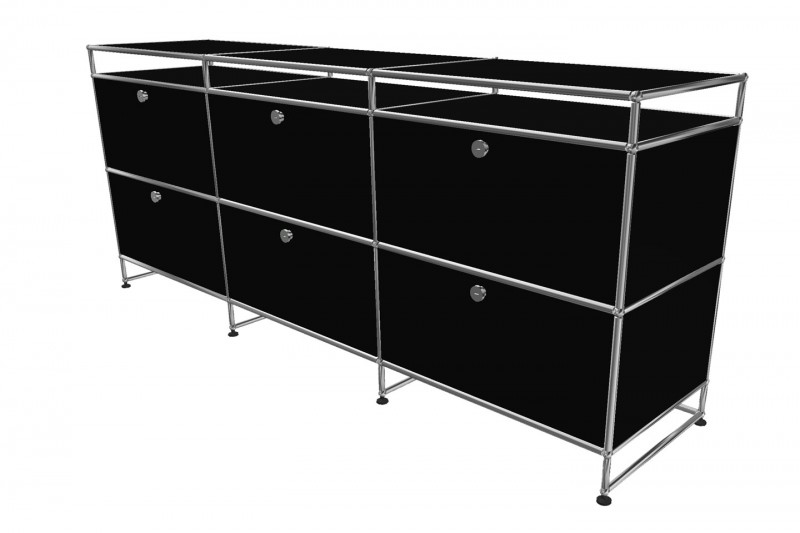USM Haller Sideboard Graphitschwarz RAL 9011