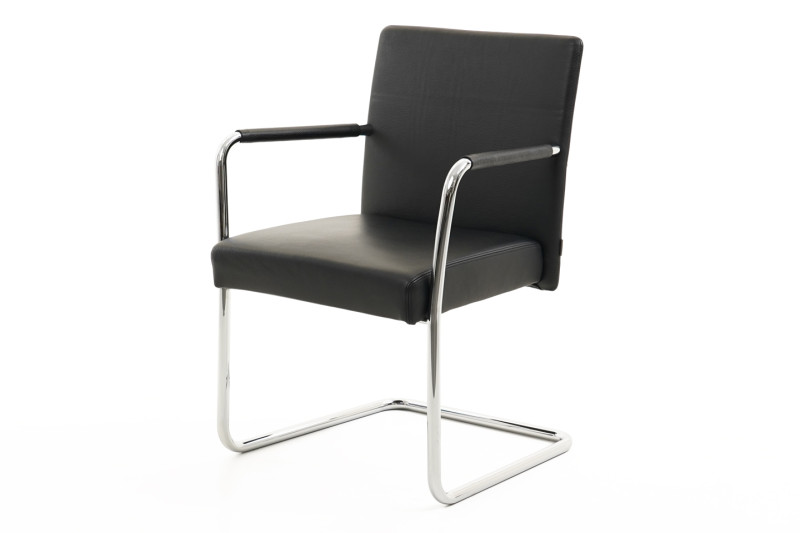 Walter Knoll Jason Silla cantilever cuero / Rojo