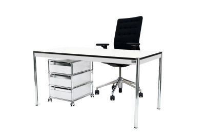 USM Haller + Vitra Arbeitsplatz *konfigurierbar* 150 x 75 cm