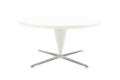 Vitra Beistelltisch Cone Table Laminat / Weiß Ø 80 cm