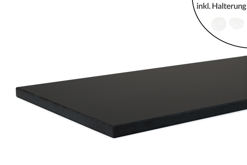 USM Haller Cover plate granite / black for 35 cm depth