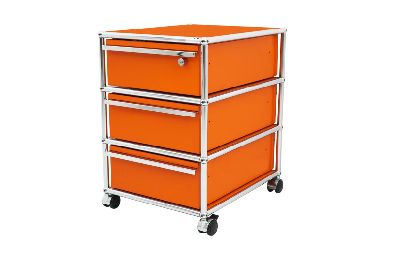 USM Haller Roller Container Pure Orange RAL 2004