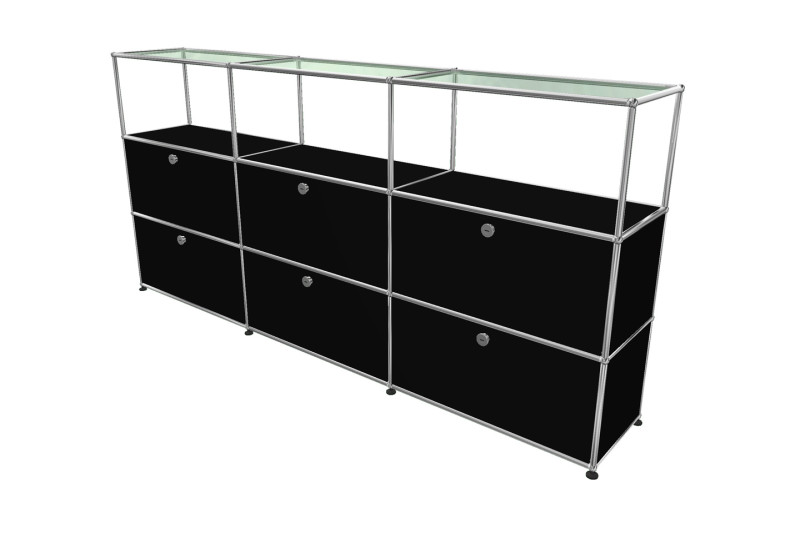 USM Haller Sideboard mit Glastablaren