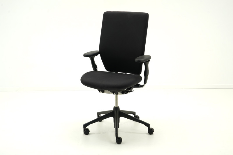Vitra Oson C Bürodrehstuhl Stoff / Dunkelgrau / Schwarz