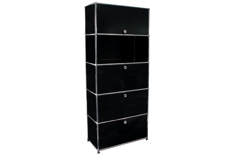 USM Haller Étagère Murale Noir Graphite RAL 9011