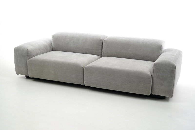 Vitra Soft Modular Sofa 2-Sitzer Stoff / Grau