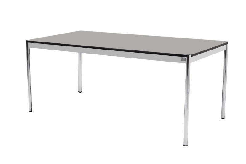 USM Haller Bureau Résine Synthetique / Gris Moyen 175 x 100 cm