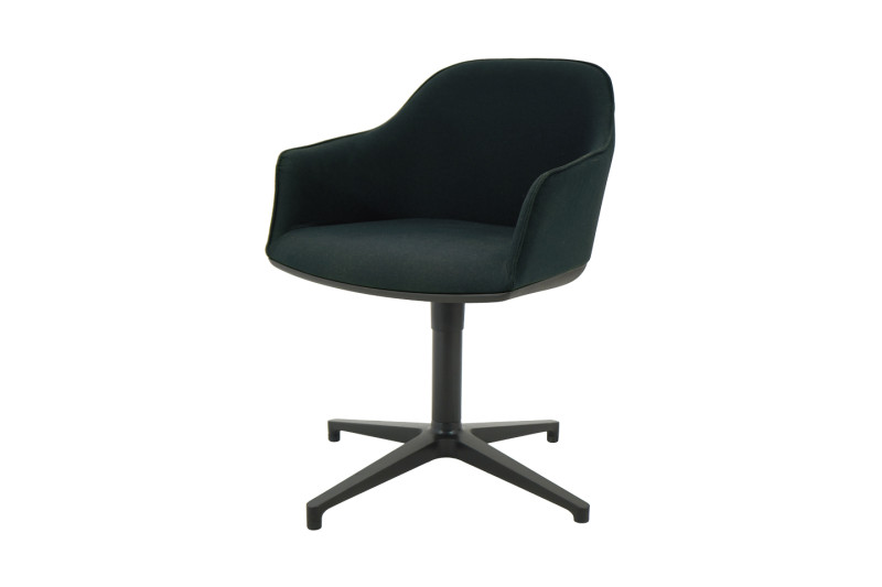 Vitra Softshell Chair Tela / Azul oscuro