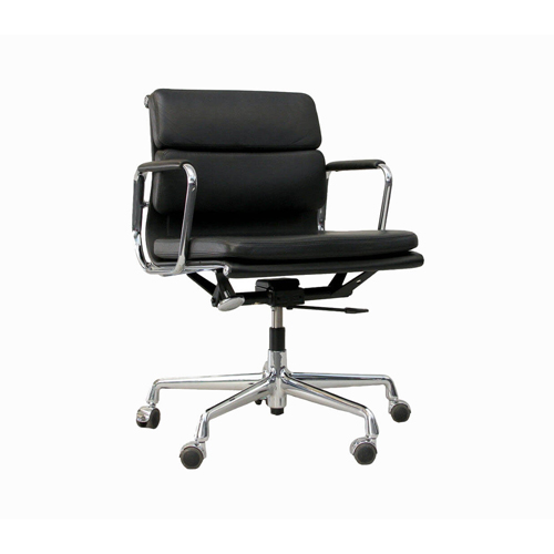 Vitra-Soft-Pad-EA-217-Burodrehstuhl-Leder-Schwarz