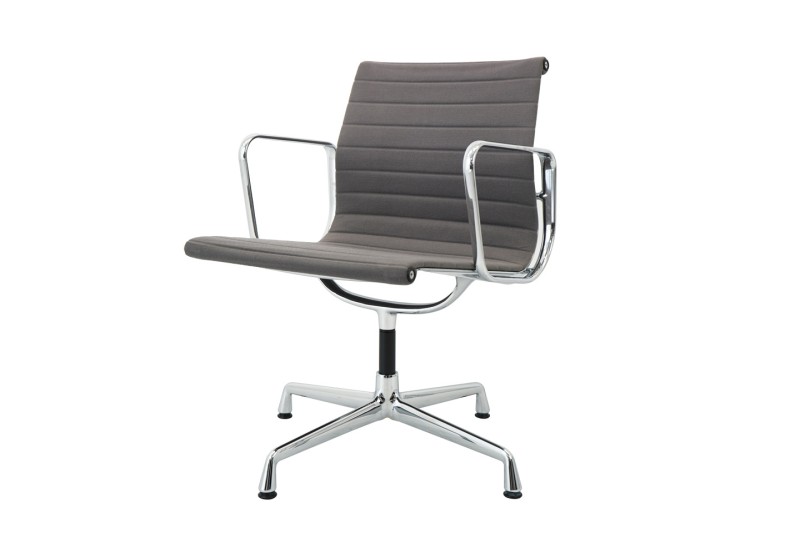 Vitra Aluminium Chair EA 108 Visitor Chair / Hopsak / Grey