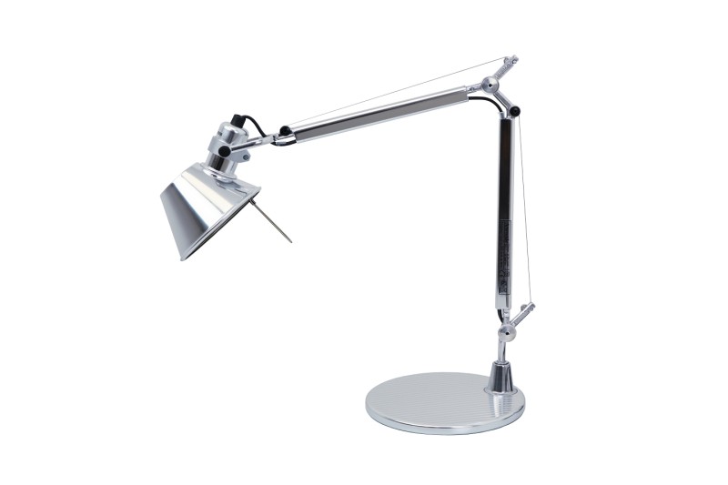 Artemide Tolomeo Micro Tischlampe Alu Glänzend