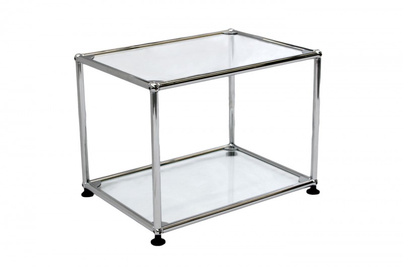 USM Haller Beistelltisch Glas 50 x 35 cm Beistelltische