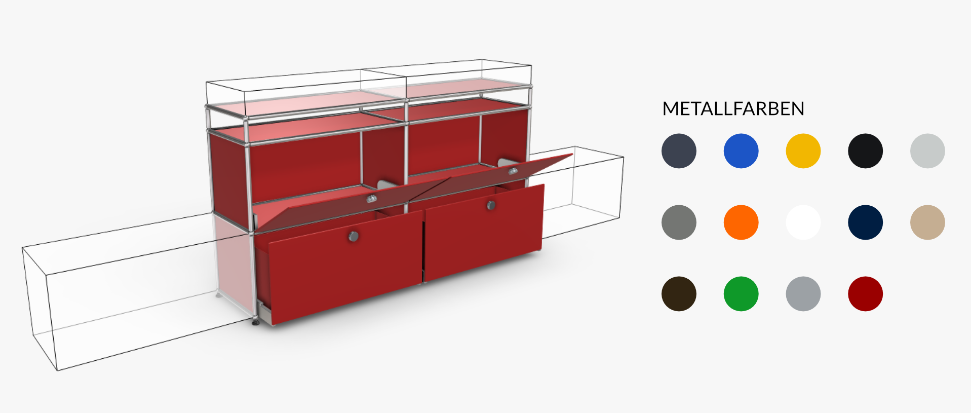 USM-Haller-Konfigurator-Sideboard-Rot