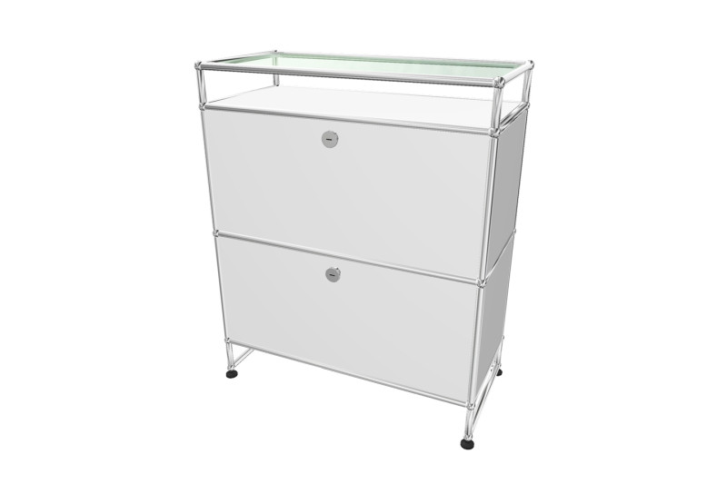 USM Haller Sideboard mit Glastablar