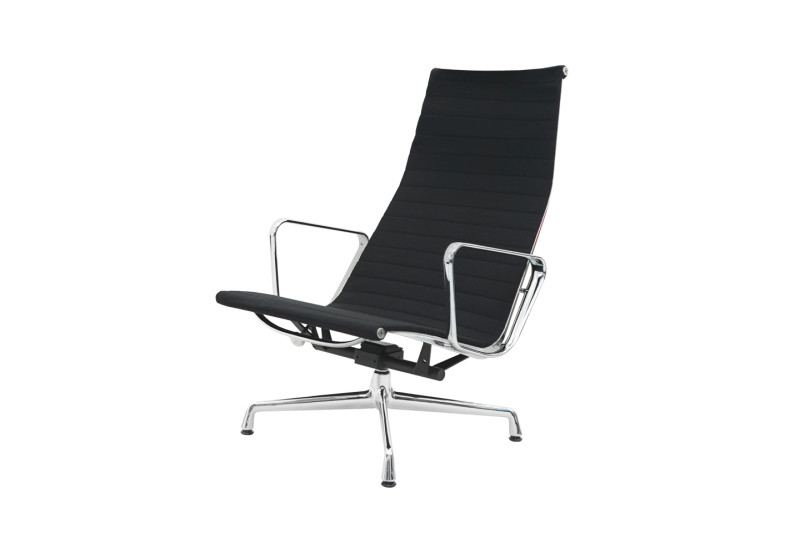 Vitra EA 124 Sessel Hopsak / Schwarz