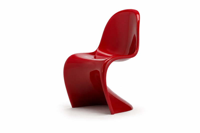 Vitra Panton Chair Classic / Rot RAL 3003 / Hochglanz *Sonderedition*