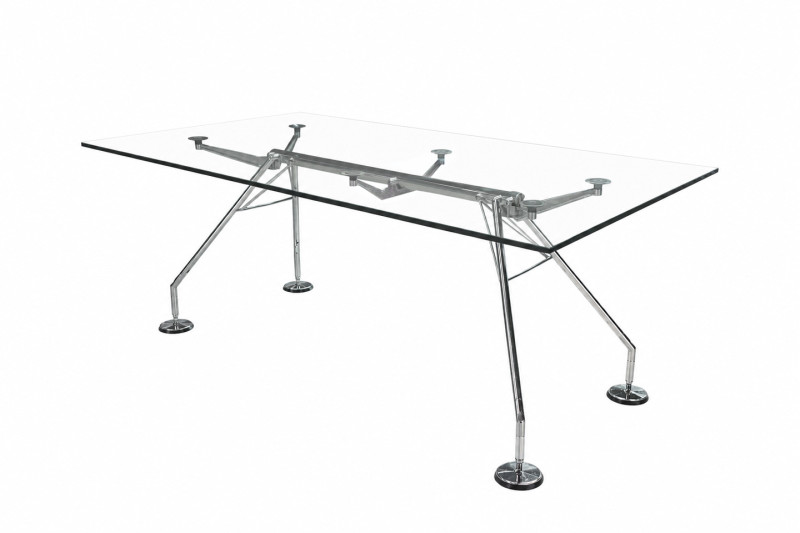 Tecno Nomos Konferenztisch Glas 160 x 80 cm