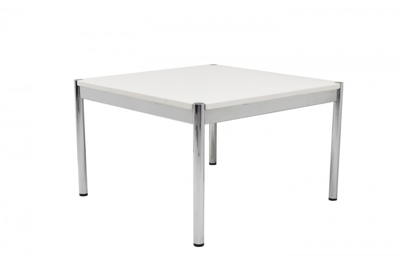 USM Haller Table D´Appoint Granite / Blanc 75 x 75 cm