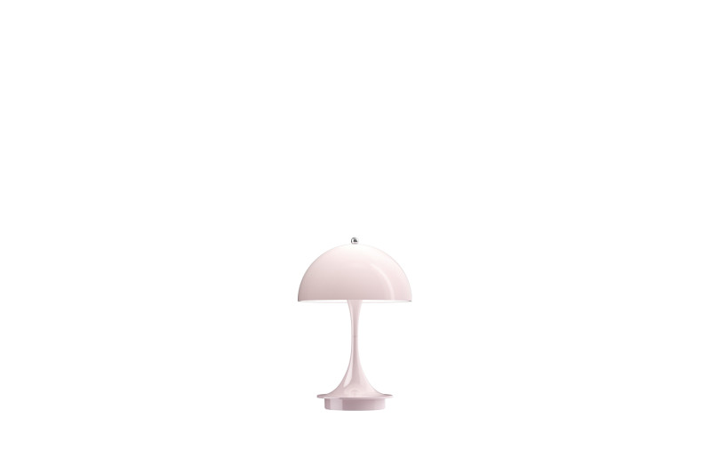 Louis Poulsen Panthella 160 Portable V2 (In- & Outdoor) Tischlampe / Pale Rose Opal