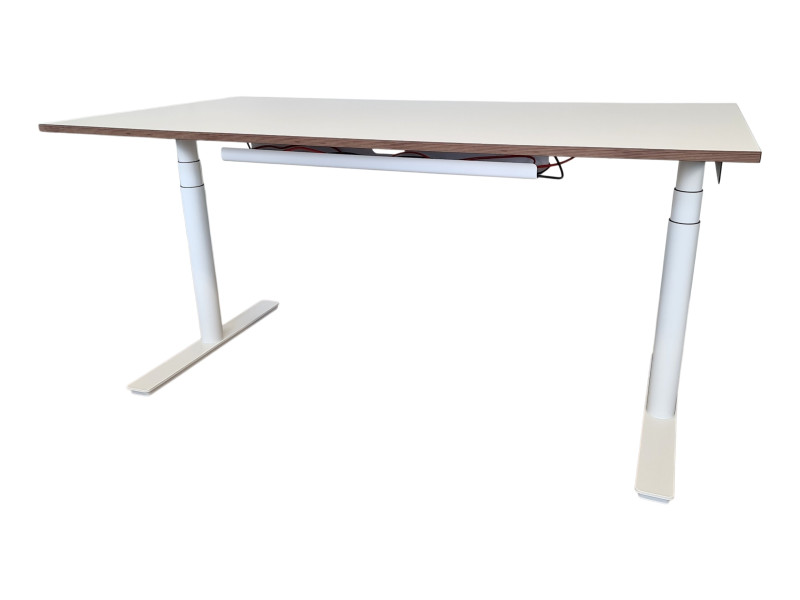 Vitra Aluminium Group EA 108 Bezoekersstoel Leder / Zwart