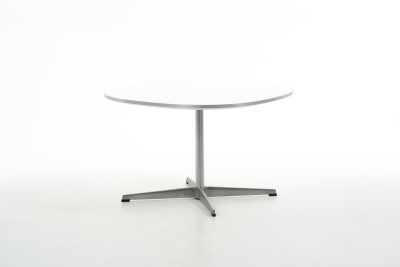 Fritz Hansen Mesa auxiliar A222 Laminado / Blanco Ø 75 cm