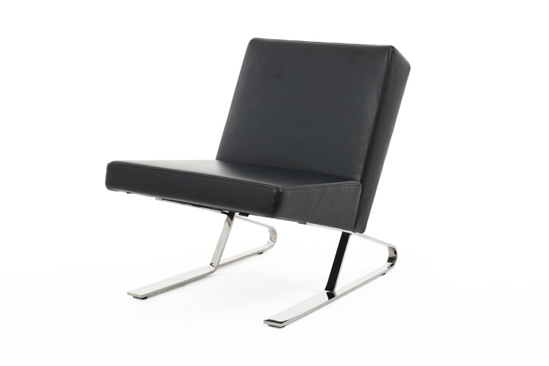 ClassiCon Satyr Lounge Chair Leder / Schwarz