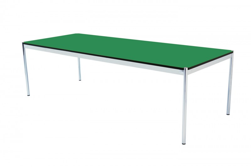 USM Haller Conference Table Synthetic Resin / Green 250 x 100 cm