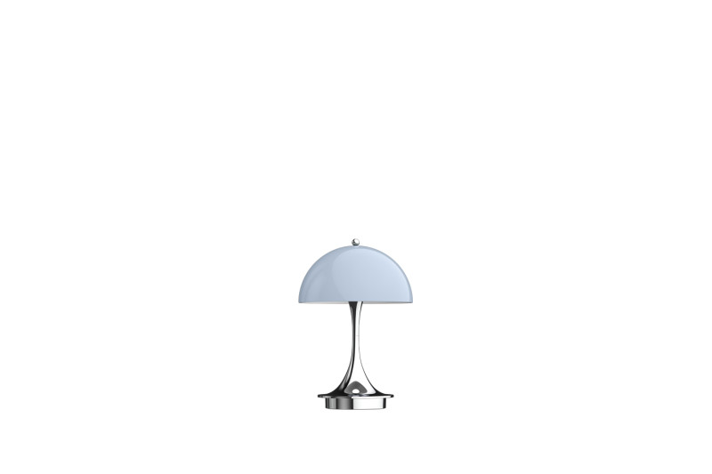 Louis Poulsen Panthella 160 Portable V2 (In- & Outdoor) Tischlampe / Opal Grey