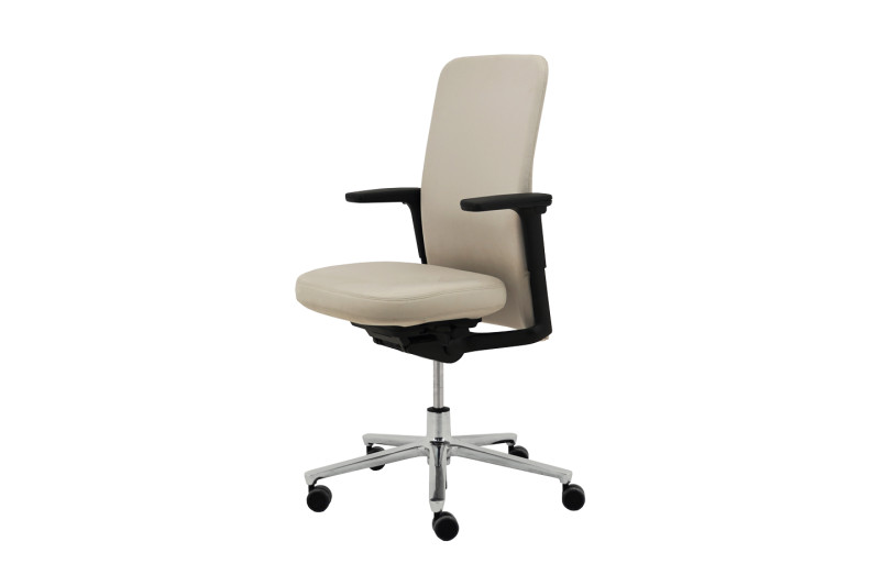 Vitra Pacific Chair Bureaustoel stof / beige