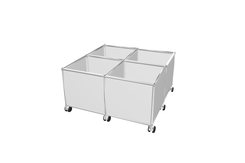 USM Haller 4er Blumenkasten / 70 x 70 cm