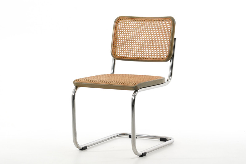 Thonet S 32 V Freischwinger Rohrgeflecht / Holz