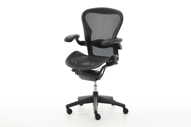 Herman Miller Bürodrehstuhl Aeron Classic Netz / Grau