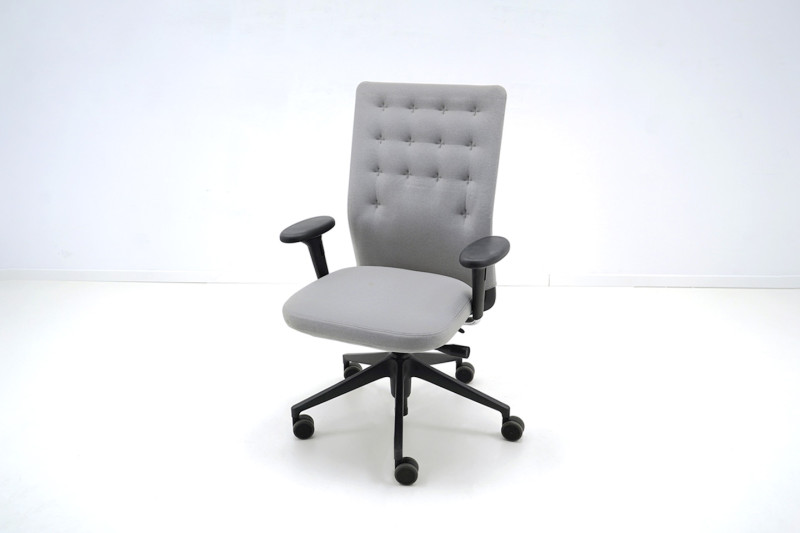 Vitra ID Trim Bürodrehstuhl Stoff / Grau